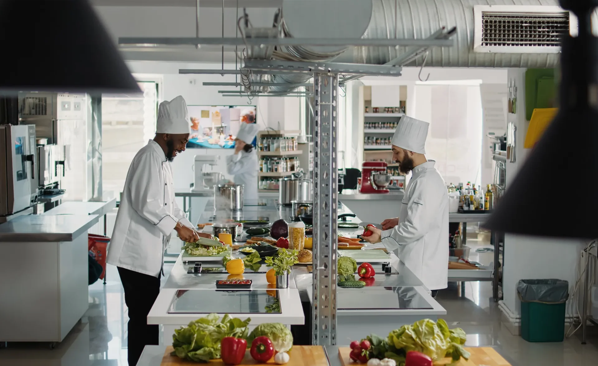 diverse-team-of-chefs-preparing-ingredients